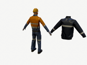 worker 3D 模型