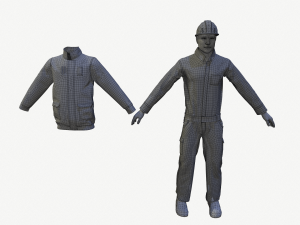 worker 3D 模型