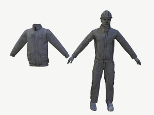 worker 3D Model