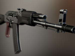 ak74 Model 3D
