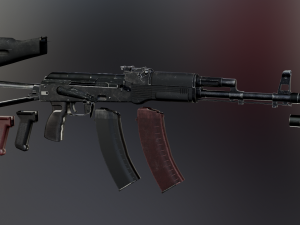 ak74 3D Model