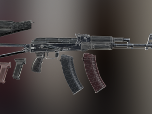 ak74 Model 3D