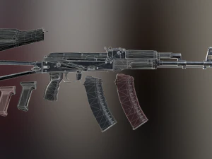 ak74 3D Model
