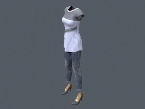 female clothes pack 3D Model
