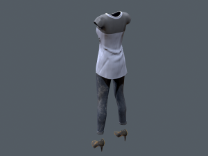 female clothes pack 3D 模型