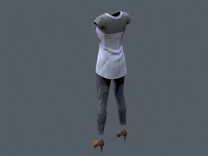 female clothes pack 3D Model