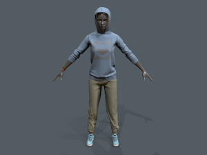 female clothes pack 3D 模型
