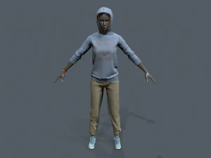 female clothes pack 3D Model