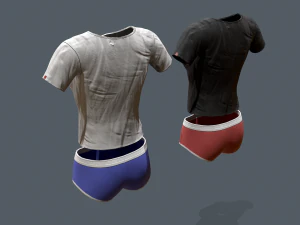 female clothes pack 3D Model