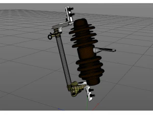 вимкнений запобіжник 3D Модель