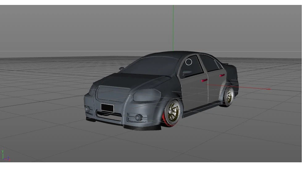 chevrolet aveo model 3D Model .c4d .max .obj .3ds .fbx .stl .blend 