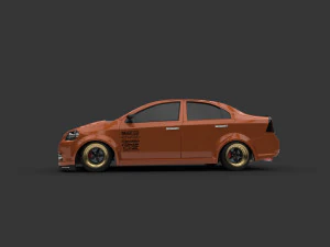 chevrolet aveo model 3D Model