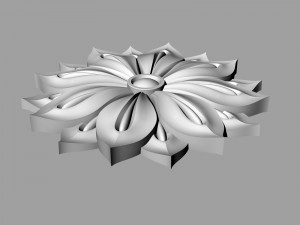 rosette 3D 프린트 모델