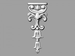 carved decor 01 3D 프린트 모델