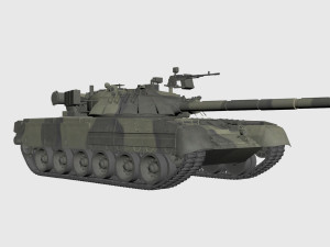 russian main tank t-80u 3D 모델