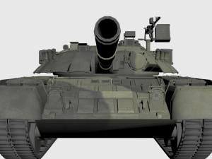 russian main tank t-80u 3D-Modell