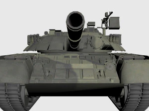 russian main tank t-80u 3D Model
