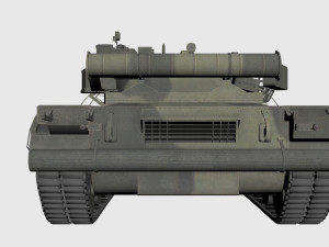 russian main tank t-80u 3D-Modell