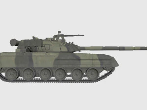 russian main tank t-80u 3D Model
