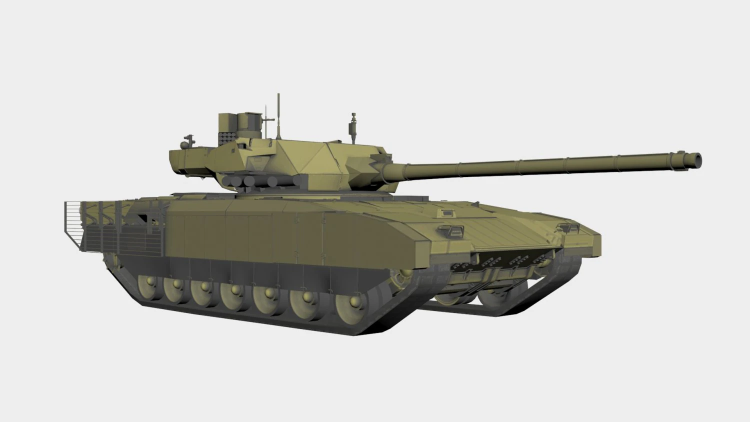 t-14 armata 3D Model .c4d .max .obj .3ds .fbx .stl .blend 