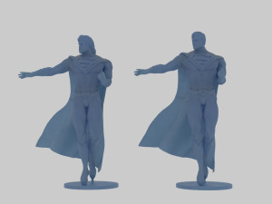 of superman for print 3D 프린트 모델