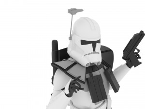 arc trooper star wars republic clone soldier 3D 프린트 모델