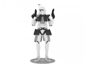 arc trooper star wars republic clone soldier 3D Print Model