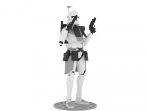 arc trooper star wars republic clone soldier Modelo de impresión 3D