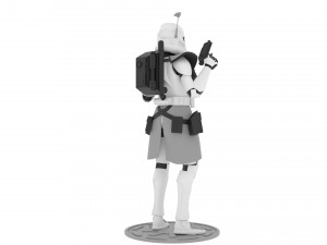 arc trooper star wars republic clone soldier Modelo de impresión 3D