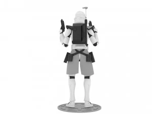 arc trooper star wars republic clone soldier 3D Print Model
