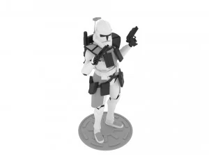 arc trooper star wars republic clone soldier 3D Print Model