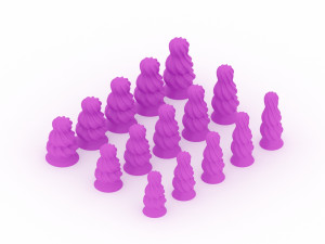 dildo collection 3 3D 프린트 모델
