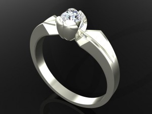 jewelry tier 02 earrings 3D Model