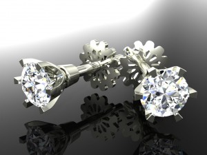 jewelry tier 03 earring 3D Model
