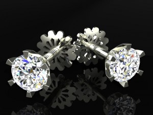jewelry tier 04 earring 3D Model