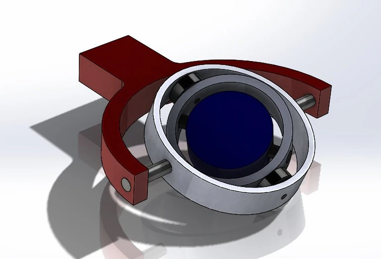 gyro stabilizer for cellphone or professional camera 3D Print Model .c4d .max .obj .3ds .fbx .stl .blend 