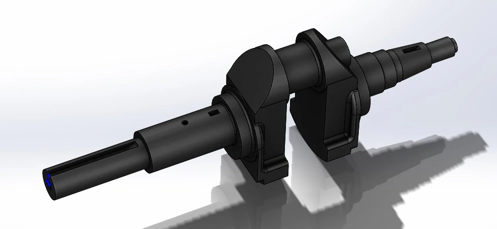 crank shaft 3D Print Model .c4d .max .obj .3ds .fbx .stl .blend