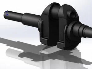 crank shaft 3D Print Model