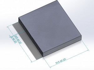 heat sink 3D-Druckmodell