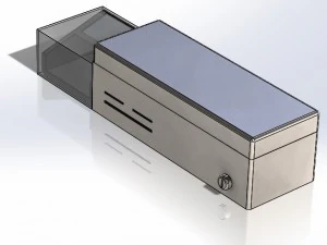 現金カウンター 3Dプリントモデル