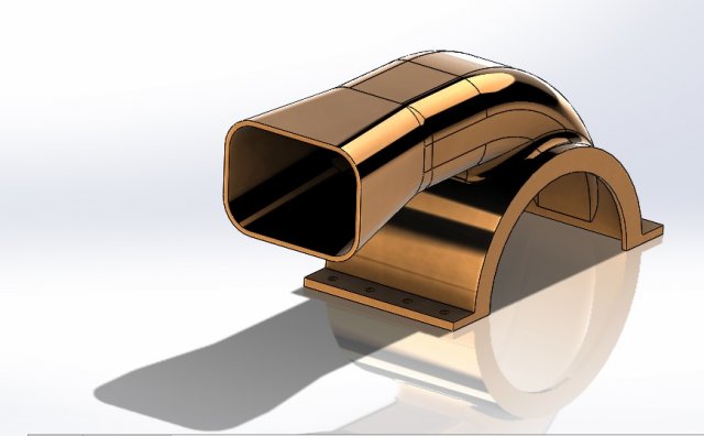 upper housing for blower-compressor 3D-printmodel .c4d .max .obj .3ds .fbx .stl .blend 