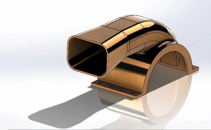 upper housing for blower-compressor 3D Print Model .c4d .max .obj .3ds .fbx .stl .blend 