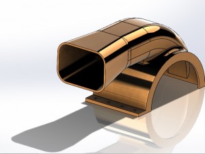 upper housing for blower-compressor 3D-printmodel