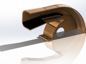upper housing for blower-compressor 3D-printmodel