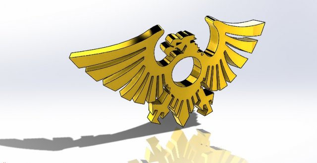 eagle pendant 3D प्रिंट मॉडल .c4d .max .obj .3ds .fbx .stl .blend 