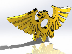 eagle pendant 3D प्रिंट मॉडल