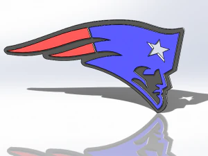usa flag pendant 3D Model