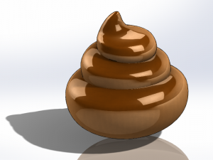 emoji turd 3D Принт Модель
