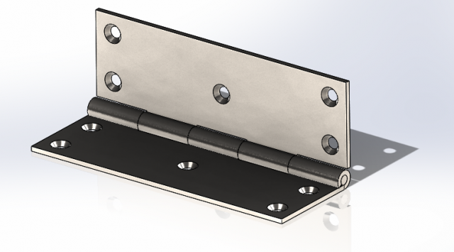 door hinge Model do druku 3D .c4d .max .obj .3ds .fbx .stl .blend 