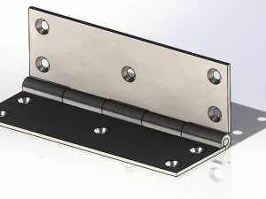 도어 경첩 3D 프린트 모델